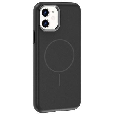 Apple iPhone 11 Case with M-Safe Charging Feature, Metal Camera Frame, Zore Edi Silicone Cover - 12