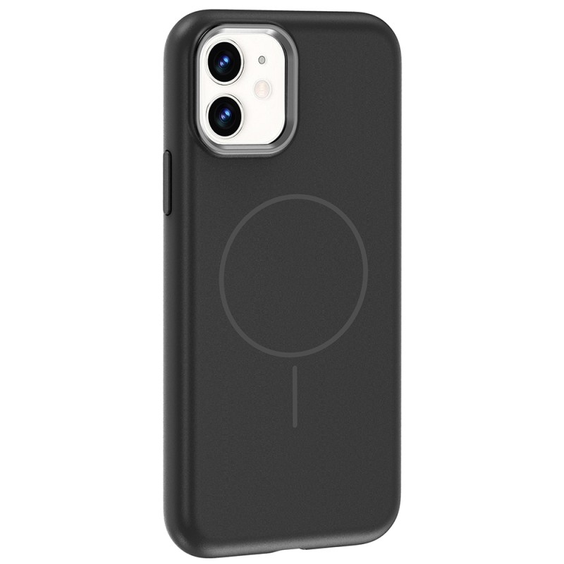 Apple iPhone 11 Case with M-Safe Charging Feature, Metal Camera Frame, Zore Edi Silicone Cover - 12