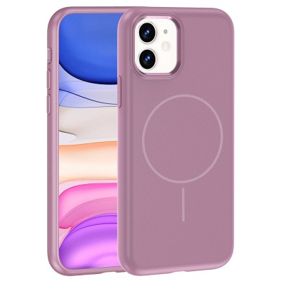 Apple iPhone 11 Case with M-Safe Charging Feature, Metal Camera Frame, Zore Edi Silicone Cover - 2