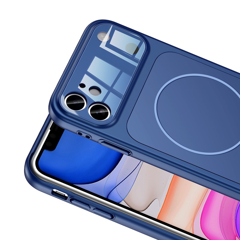Apple iPhone 11 Case Zore M-Safe Charging Camera Protection Formen Cover - 14