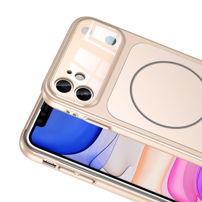 Apple iPhone 11 Case Zore M-Safe Charging Camera Protection Formen Cover - 15