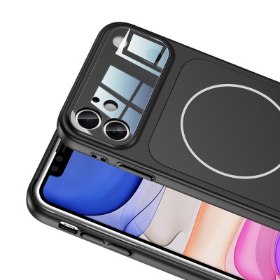 Apple iPhone 11 Case Zore M-Safe Charging Camera Protection Formen Cover - 17