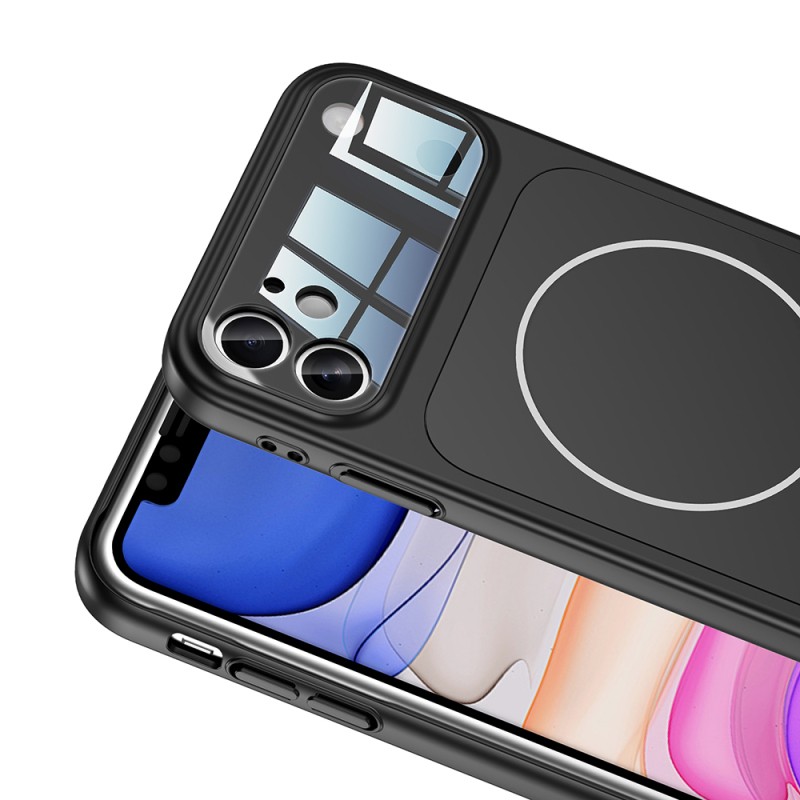 Apple iPhone 11 Case Zore M-Safe Charging Camera Protection Formen Cover - 17