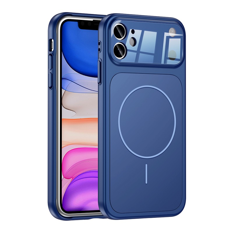 Apple iPhone 11 Case Zore M-Safe Charging Camera Protection Formen Cover - 3