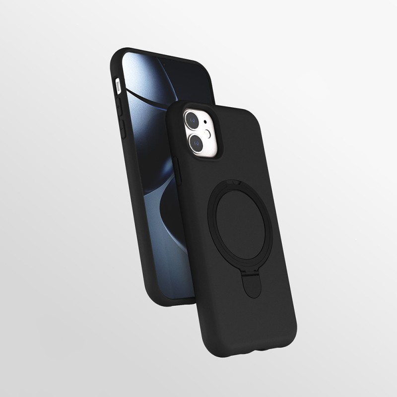 Apple iPhone 11 Case Zore Samara Cover with M-safe Charging Stand - 1