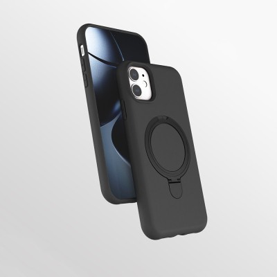 Apple iPhone 11 Case Zore Samara Cover with M-safe Charging Stand - 6