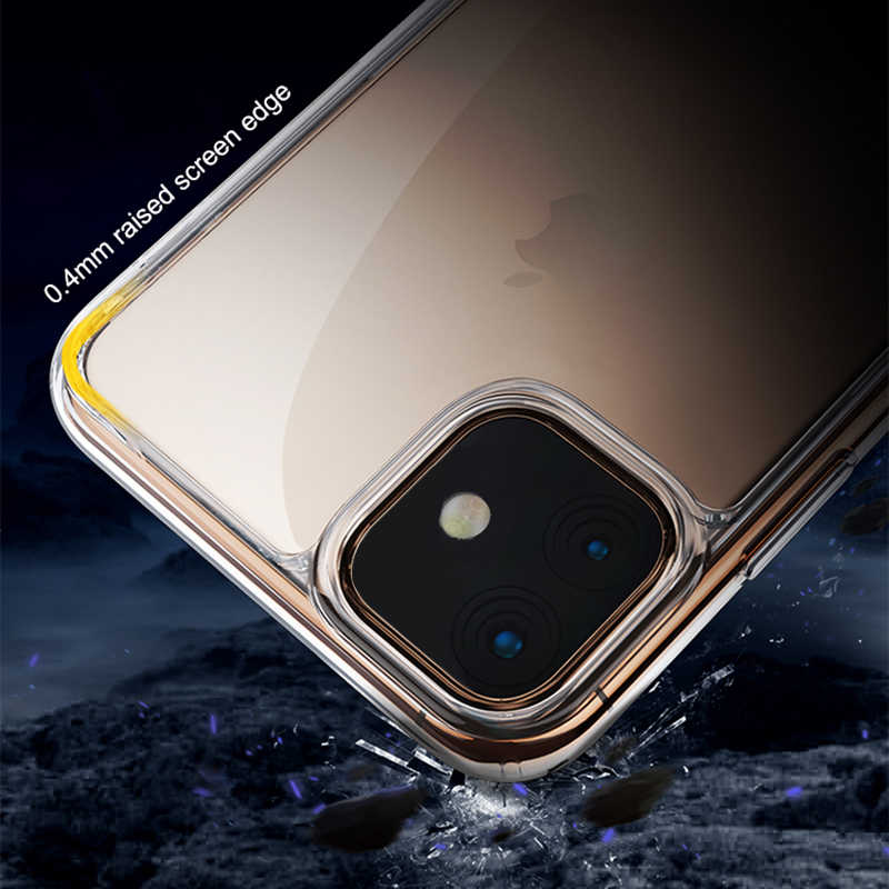Apple iPhone 11 Kılıf Benks Magic Crystal Clear Glass Kapak - Renksiz