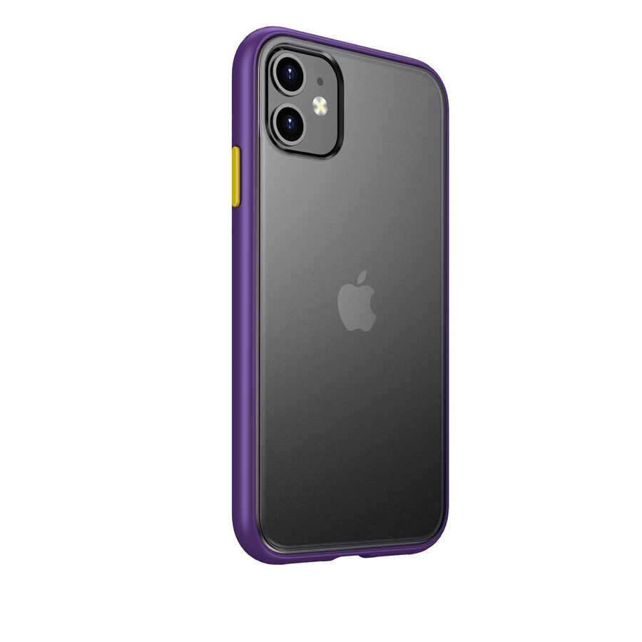 Apple iPhone 11 Kılıf Benks Magic Smooth Drop Resistance Kapak - Mor