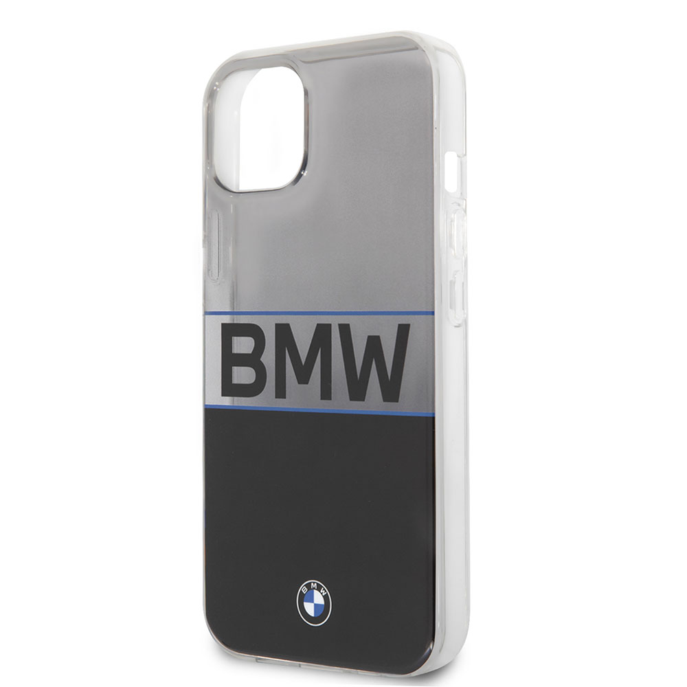 Apple iPhone 11 Kılıf BMW Buzlu Transparan Sert PC Kapak - Şeffaf-Siyah