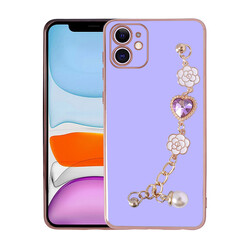 Apple iPhone 11 Kılıf El Tutamaçlı Kamera Korumalı Zore Taka Silikon Kapak - Zore