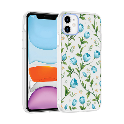 Apple iPhone 11 Kılıf Kamera Korumalı Desenli Zore Klip Kapak - Zore