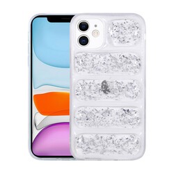 Apple iPhone 11 Kılıf Kamera Korumalı Simli Airbag'li Zore Dalga Kapak - 4