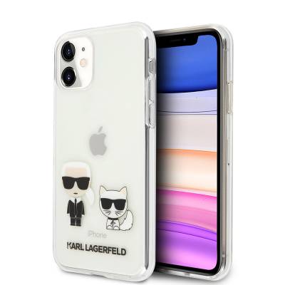 Apple iPhone 11 Kılıf Karl Lagerfeld Sert TPU K&C Dizayn Kapak - Karl Lagerfeld