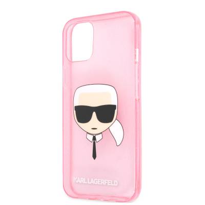 Apple iPhone 11 Kılıf Karl Lagerfeld Transparan Karl Head Dizayn Kapak - Karl Lagerfeld