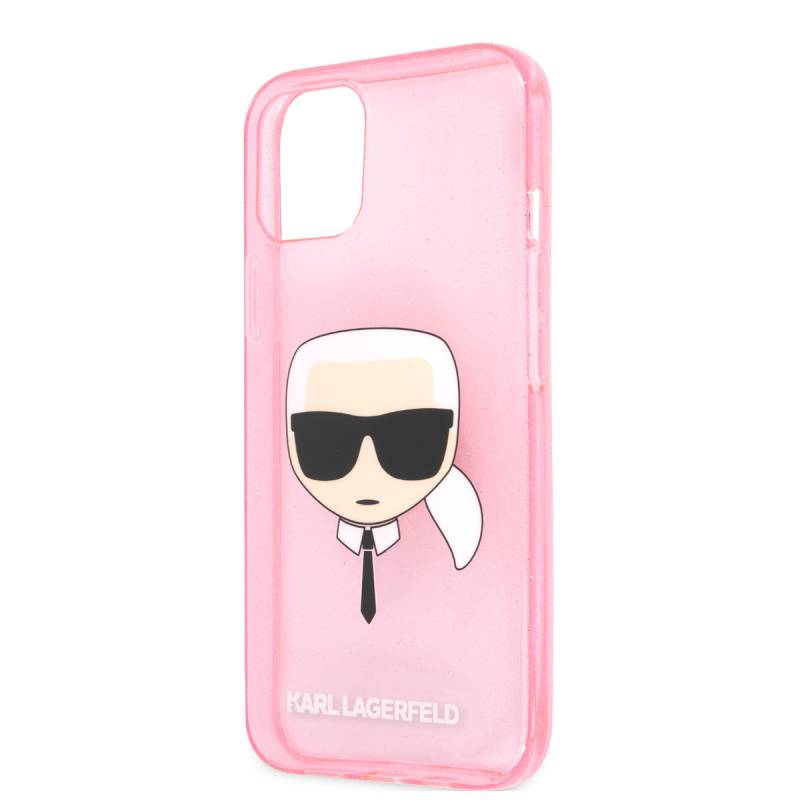 Apple iPhone 11 Kılıf Karl Lagerfeld Transparan Karl Head Dizayn Kapak ...