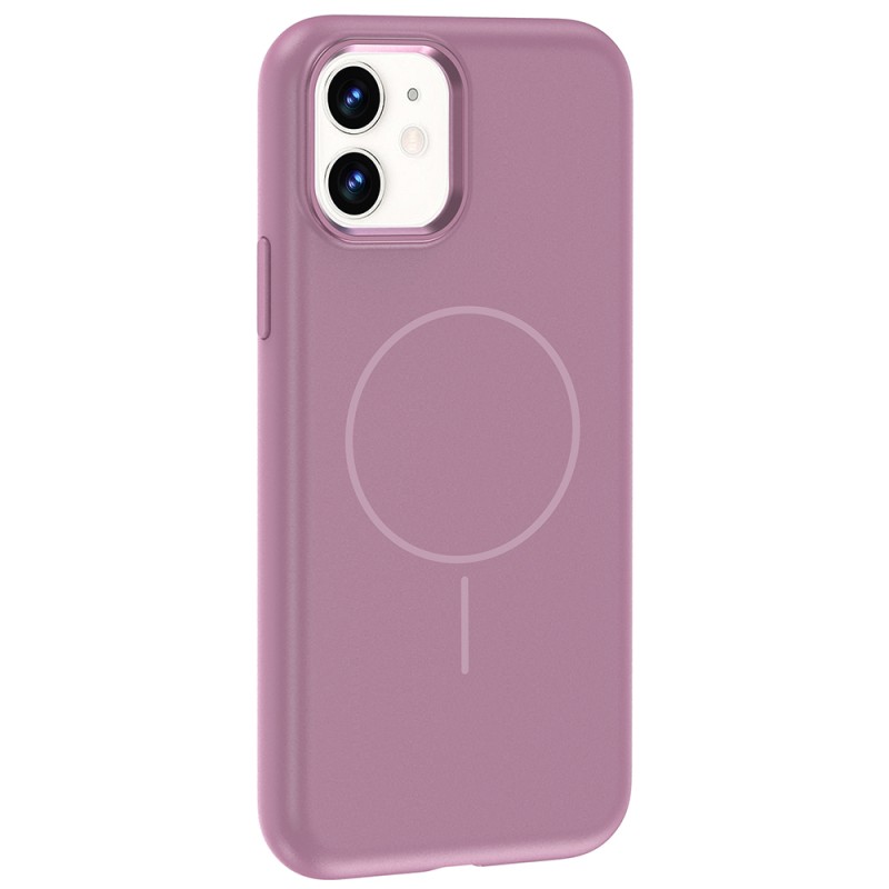 Apple iPhone 11 Kılıf M-Safe Şarj Özellikli Metal Kamera Çerçeveli Zore Edi Silikon Kapak - 11