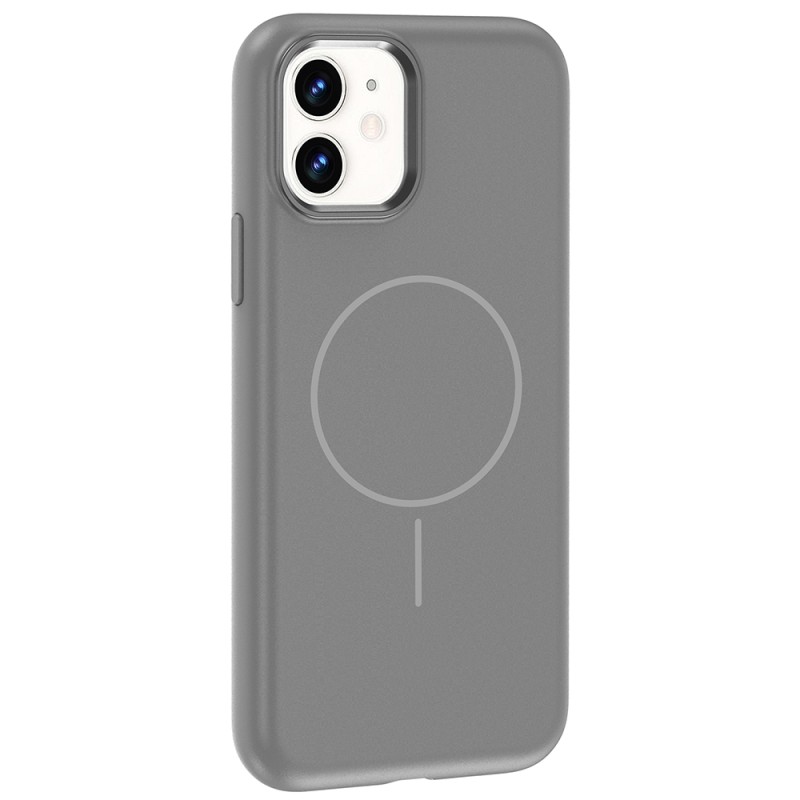 Apple iPhone 11 Kılıf M-Safe Şarj Özellikli Metal Kamera Çerçeveli Zore Edi Silikon Kapak - 14