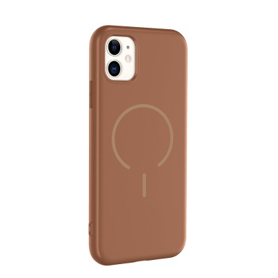 Apple iPhone 11 Kılıf M-safe Şarj Özellikli Zore Meta Kapak - 10