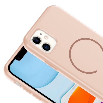 Apple iPhone 11 Kılıf M-safe Şarj Özellikli Zore Meta Kapak - 19