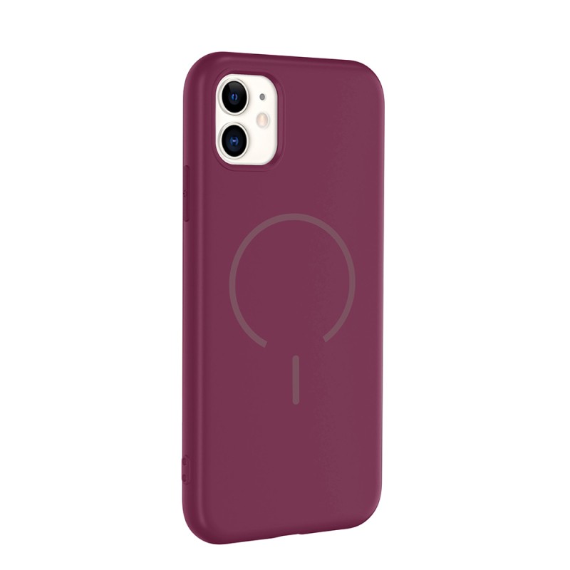 Apple iPhone 11 Kılıf M-safe Şarj Özellikli Zore Meta Kapak - 13