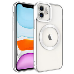 Apple iPhone 11 Kılıf M-safe Wireless Şarj Özellikli Zore Setro Silikon - Zore