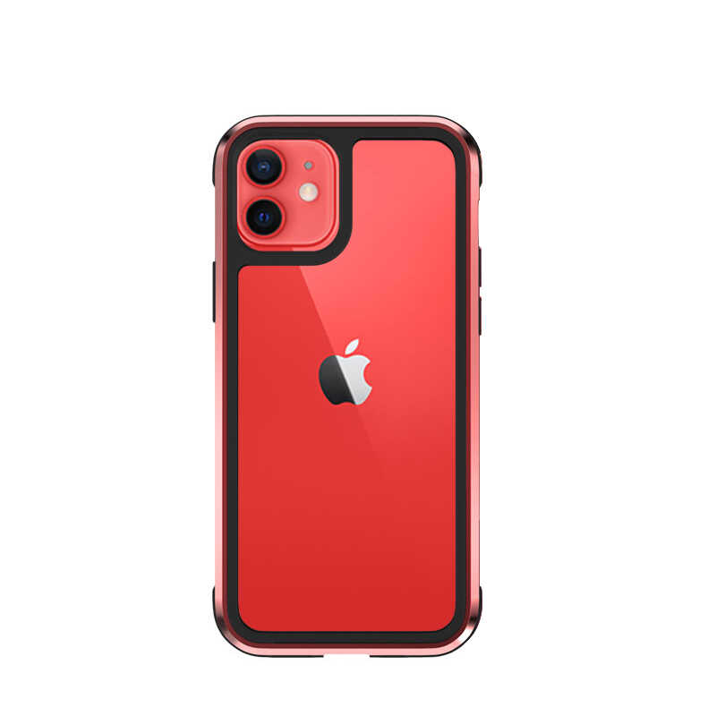 Apple iPhone 11 Kılıf Wiwu Defens Armor Kapak - Kırmızı
