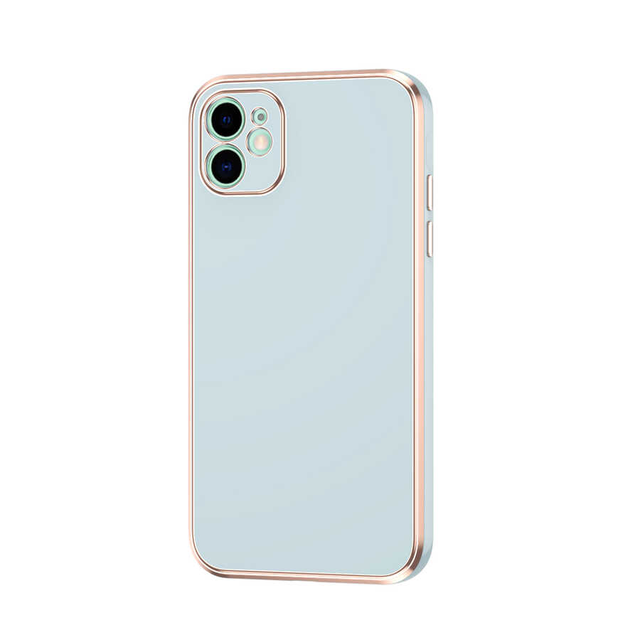 Apple iPhone 11 Kılıf Zore Bark Kapak - Mavi Açık