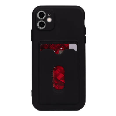 Apple iPhone 11 Kılıf Zore Dora Kartlıklı Silikon Kapak - Zore