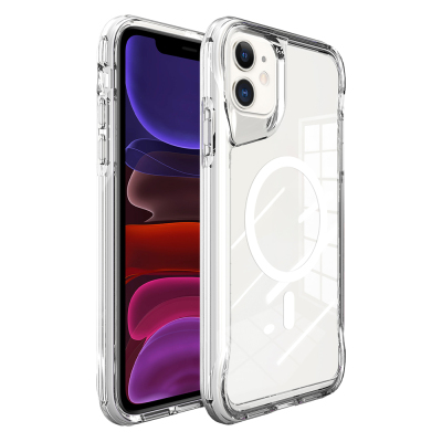 Apple iPhone 11 Kılıf Zore M-safe Şarj Özellikli T-Max M-safe Kapak - Zore