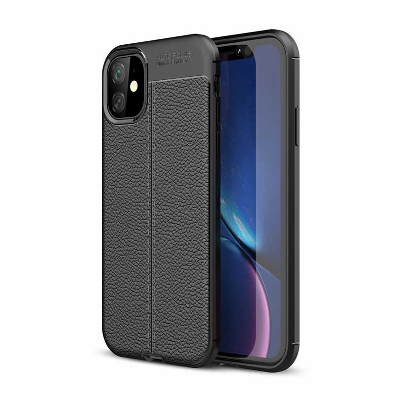 Apple iPhone 11 Kılıf Zore Niss Silikon Kapak - Siyah