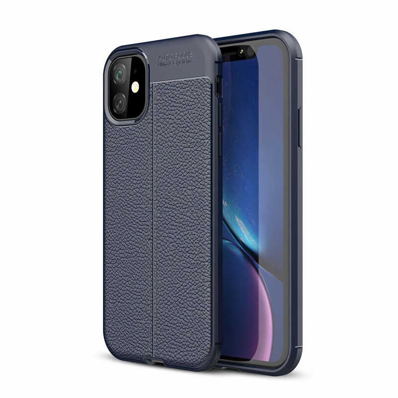 Apple iPhone 11 Kılıf Zore Niss Silikon Kapak - Lacivert