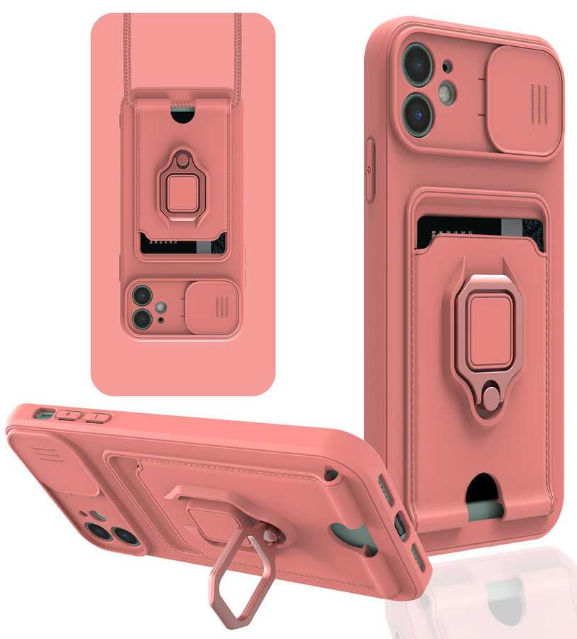 Apple iPhone 11 Kılıf Zore Pelit Kapak - Pembe