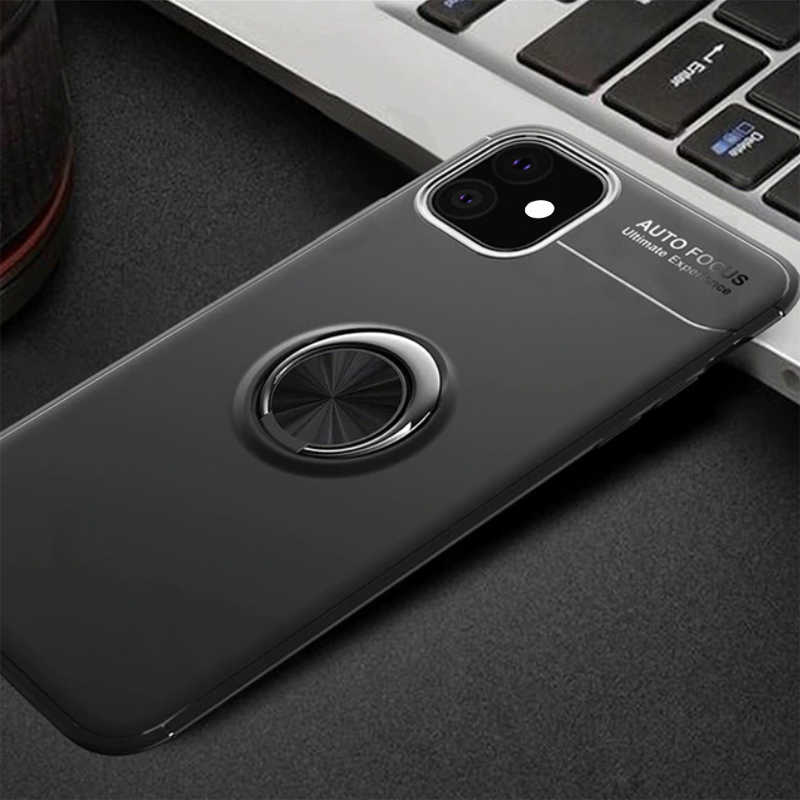 Apple iPhone 11 Kılıf Zore Ravel Silikon Kapak - Siyah