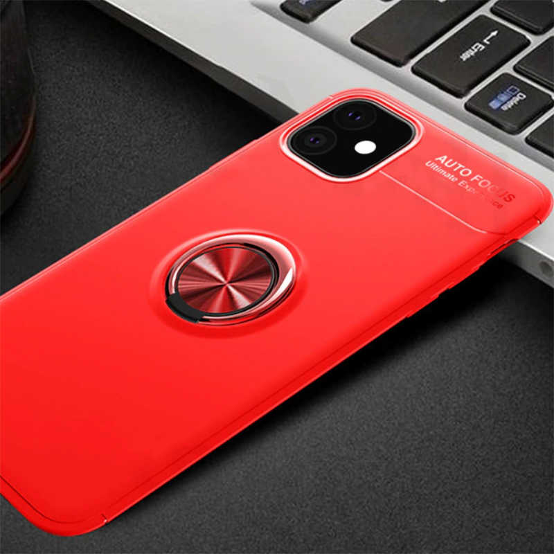 Apple iPhone 11 Kılıf Zore Ravel Silikon Kapak - Kırmızı