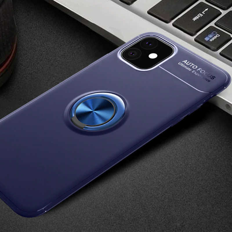 Apple iPhone 11 Kılıf Zore Ravel Silikon Kapak - Mavi
