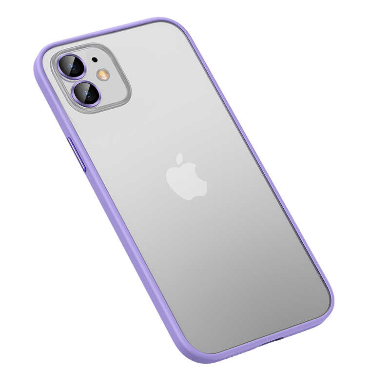 Apple iPhone 11 Kılıf Zore Retro Kapak - Lila