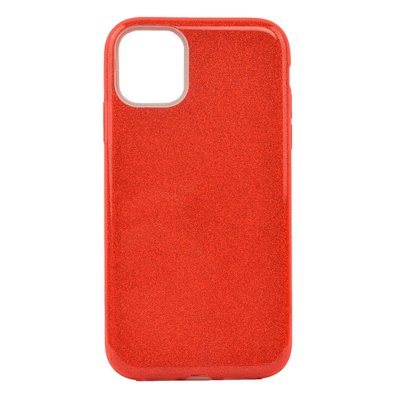Apple iPhone 11 Kılıf Zore Shining Silikon - Kırmızı