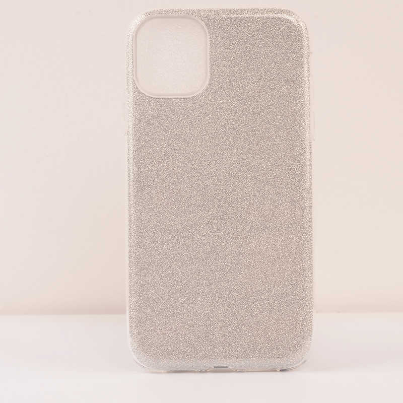 Apple iPhone 11 Kılıf Zore Shining Silikon - Gümüş