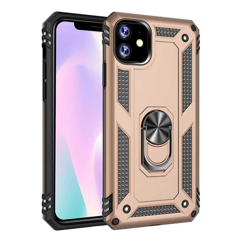 Apple iPhone 11 Kılıf Zore Vega Kapak - Gold