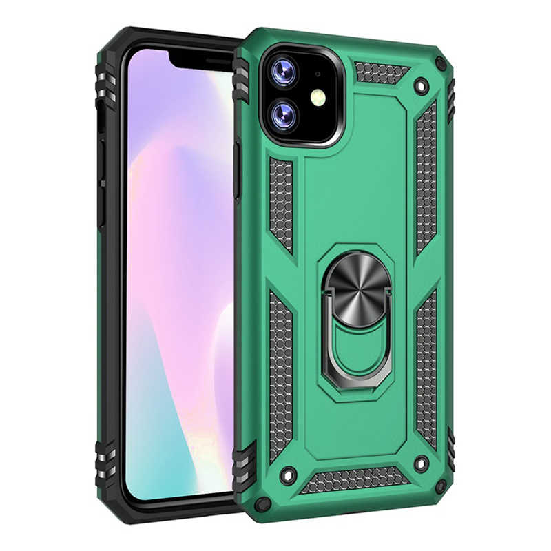 Apple iPhone 11 Kılıf Zore Vega Kapak - Yeşil