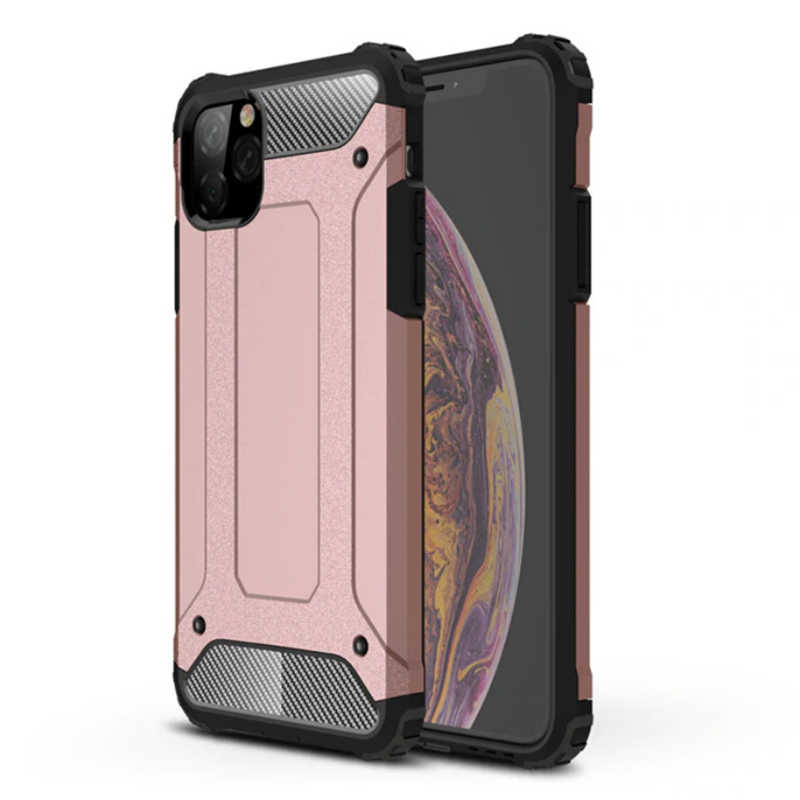 Apple iPhone 11 Pro Kılıf Zore Crash Silikon Kapak - Rose Gold