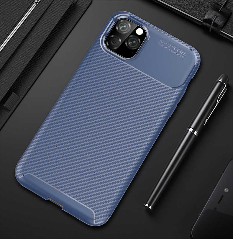 Apple iPhone 11 Pro Kılıf Zore Negro Silikon Kapak - Lacivert