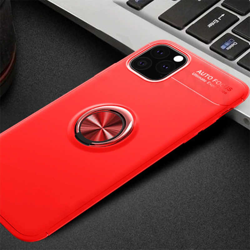 Apple iPhone 11 Pro Kılıf Zore Ravel Silikon Kapak - Kırmızı