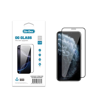 Apple iPhone 11 Pro Max Go Des OG Glass Antistatic Tempered Glass Screen Protector - 2
