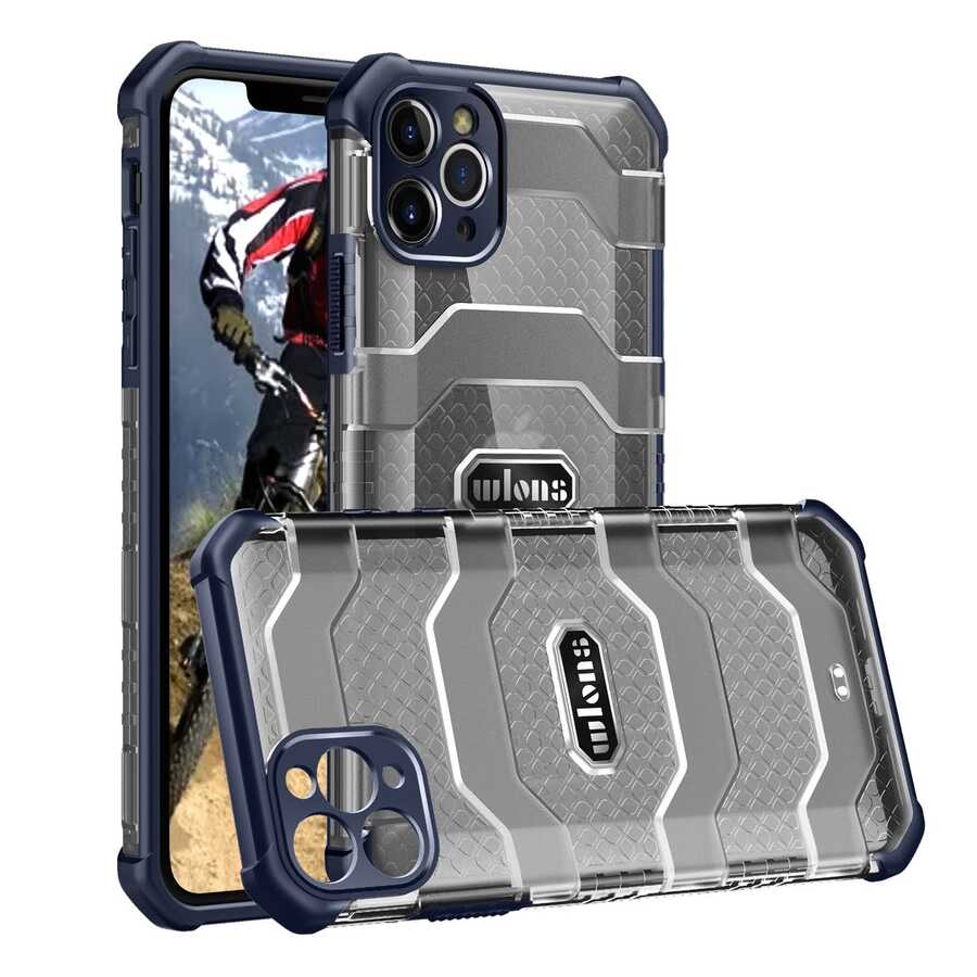 Apple iPhone 11 Pro Max Kılıf Wlons Mit Kapak - Lacivert