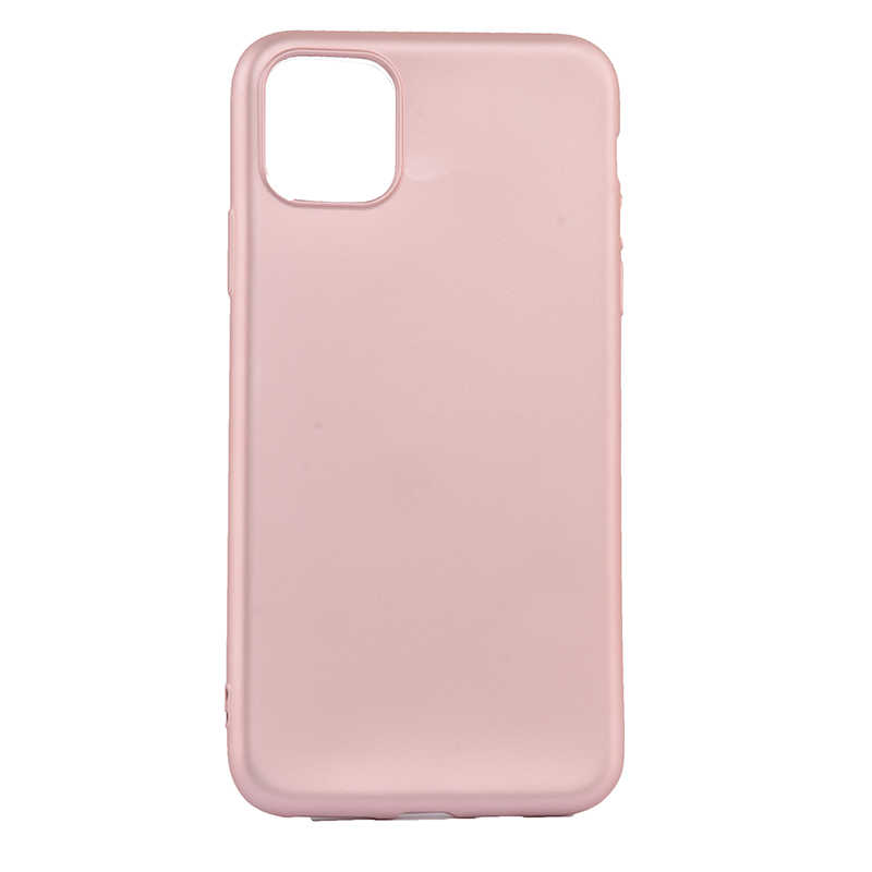 Apple iPhone 11 Pro Max Kılıf Zore Premier Silikon Kapak - Rose Gold