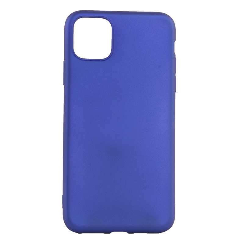 Apple iPhone 11 Pro Max Kılıf Zore Premier Silikon Kapak - Saks Mavi