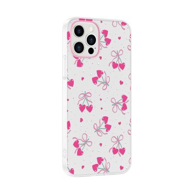 Apple iPhone 12 Case with Camera Protector, Patterned Zore Clip Cover - 6