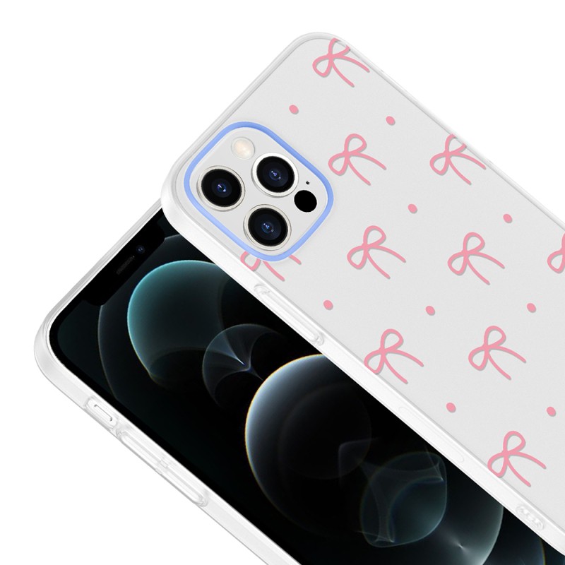 Apple iPhone 12 Case with Camera Protector, Patterned Zore Clip Cover - 11