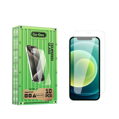 Apple iPhone 12 Go Des Fingerprint Free 9H Oleophobic Bom Glass Screen Protector - Go Des